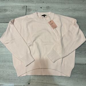 NWT Women’s Quince Organic Cotton Boyfriend Crew sz M